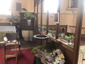 Church flowers for Coronation